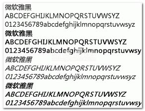 微软雅黑ttf for xp win7 微软系统字体下载包 最新版软件下载